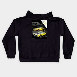 Plymouth Cuda 1970's Cars Kids Hoodie